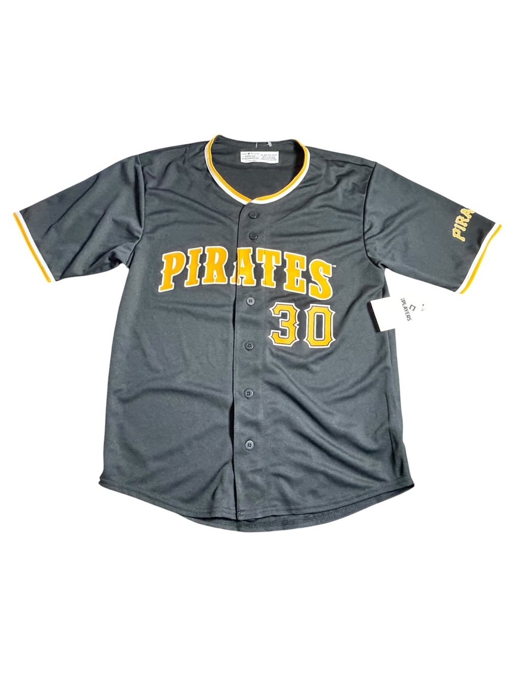 MLB PITTSBURGH PIRATES Paul Skenes baseball button up jersey boys yourh XL 16/18